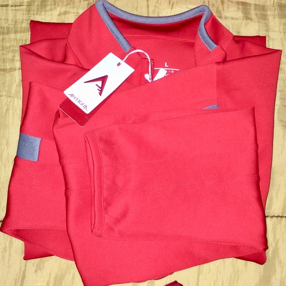 SOLD - Antigua Jacket Large Red Performance (NWT) - Picture 2 of 7